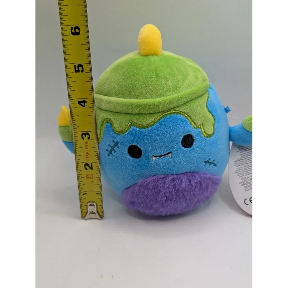 Squishmallows Alva the Cauldron 5 Inch Halloween Plush Blue‎ Green Jazwares NWT